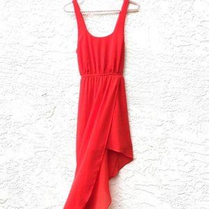 Urban Outfitters Red Cut Out Dress